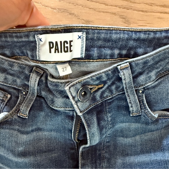PAIGE Dark Blue Straight Leg Boy’s Jeans - Picture 2 of 4